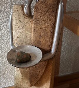 Kunst-Figur, Frau & Mann mit Herz